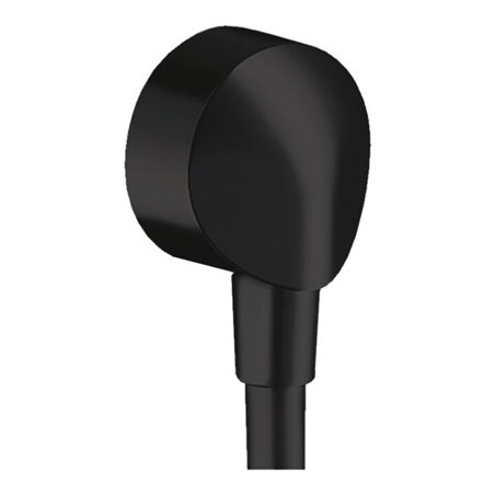 hansgrohe Wandanschluss Fixfit o. Kugelgel. u. Rückflussverh., matt-sw