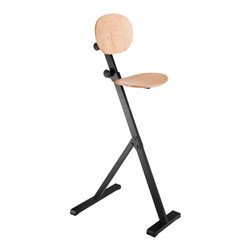 Stehhilfe Ergo-Plus Buche Sitz-H.550-900mm STA schwarz KAPPES