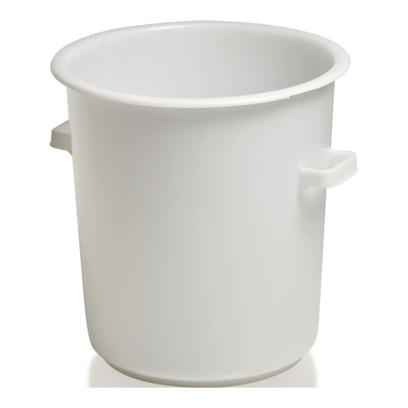 Kunststoffbehälter rd.75l HD-PE weiß D515xH530mm m.Außengriff CRAEMER