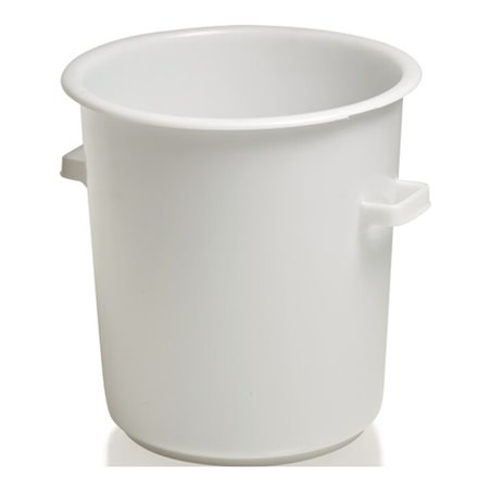 Kunststoffbehälter rd.75l HD-PE weiß D515xH530mm m.Außengriff CRAEMER