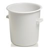 Kunststoffbehälter rd.75l HD-PE weiß D515xH530mm m.Außengriff CRAEMER