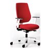 Bürodrehstuhl m.Synchrontechnik rot 390-510mm m.Armlehnen Trgf.110kg DAUPHIN