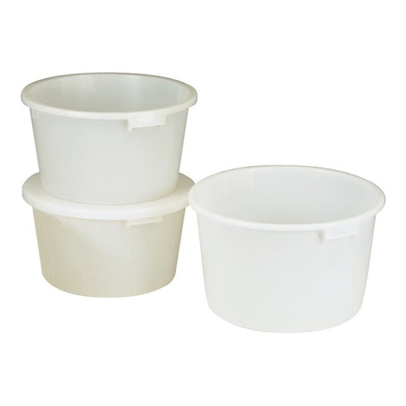 Bottich 85l HD-Polyethylen weiß m.Griffmulden D.628mm H.385mm CRAEMER