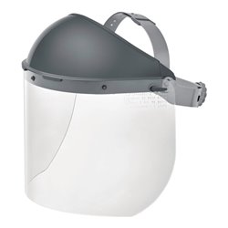 Elektriker Gesichtsschutz GFKKH001-E PC,klar 460x200x1,5mm EN 166,EN 170,GS-ET29