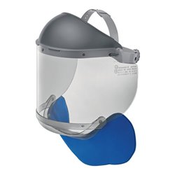 Elektriker Gesichtsschutz GFKKH002-E PC,grau 550x200x2mm EN 166,EN 170,GS-ET 29