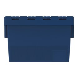 Mehrwegbehälter L400xB300xH264mm blau Wände u.BD geschl.