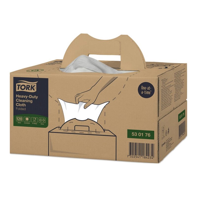 Putztuch TORK 530176 L238xB338ca.mm grau 1-lagig,ungeprägt TORK