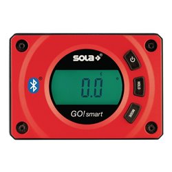 Digitaler Neigungsmesser GO! smart L.8cm PA,glasfaserverstärkt rot SOLA