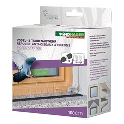 Vogel- u.Taubenabwehr Starter Set Schutz b.1 m,36 Spikes Ku.WINDHAGER