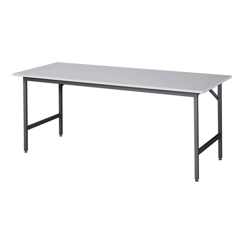 Arbeitstisch Ser.Jerry B2000xT800xH800-850mm Melaminpl.22mm Gestell anthr.RAU