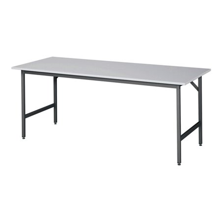 Arbeitstisch Ser.Jerry B2000xT800xH800-850mm Melaminpl.22mm Gestell anthr.RAU