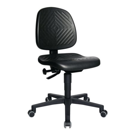 Arbeitsdrehstuhl TEC 40 Rl.Polyurethanschaum schwarz 410-540mm TOPSTAR