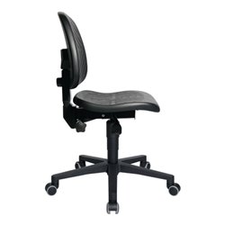 Arbeitsdrehstuhl TEC 40 Rl.Polyurethanschaum schwarz 410-540mm TOPSTAR