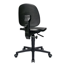 Arbeitsdrehstuhl TEC 40 Rl.Polyurethanschaum schwarz 410-540mm TOPSTAR