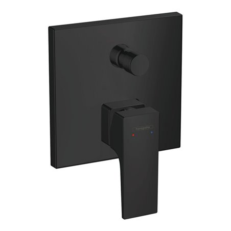 hansgrohe Fertigmontageset Metropol UP-Wannen-Einhebelmischer, m Hebelgriff, mattschwarz