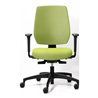 Bürodrehstuhl m.Synchrontechnik grün 390-510mm m.Armlehnen Trgf.110kg DAUPHIN