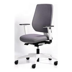 Bürodrehstuhl Synchrontechnik platingrau 390-510mm Armlehnen Trgf.110kg DAUPHIN