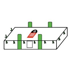 Plattensack Platten-Bag Trgf.1500kg PP 75g/m²