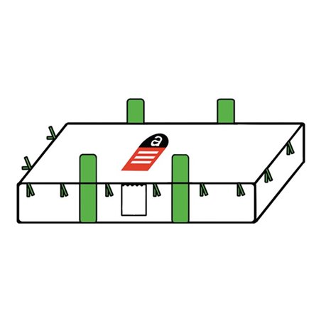 Plattensack Platten-Bag Trgf.1500kg PP 75g/m²