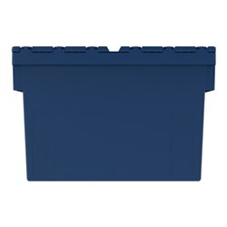 Mehrwegbehälter L600xB400xH400mm blau Wände u.BD geschl.