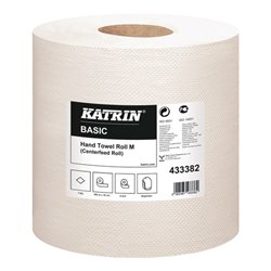 Handtuchtolle Katrin Basic M 300 1-lag. naturweiß L300ca.mxB180ca.mm 6 Rollen/KT