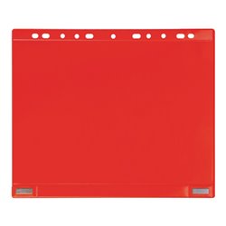 Magnetische Sichttasche B265xH315mm rot f.Format DIN A4 TARIFOLD