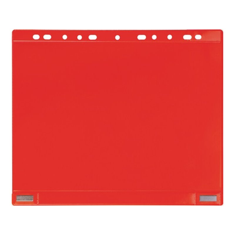 Magnetische Sichttasche B265xH315mm rot f.Format DIN A4 TARIFOLD