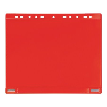 Magnetische Sichttasche B265xH315mm rot f.Format DIN A4 TARIFOLD