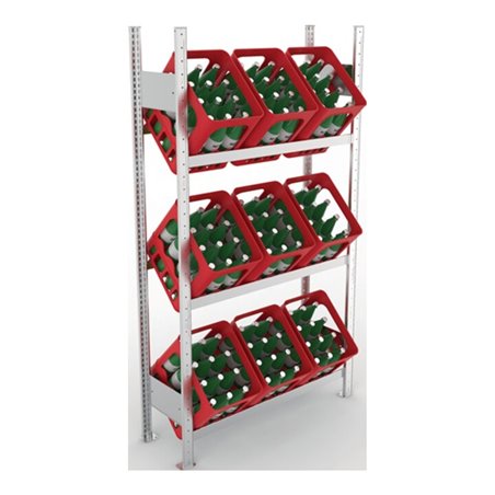 Steckregal H1850xB1000xT300mm Grundregal META