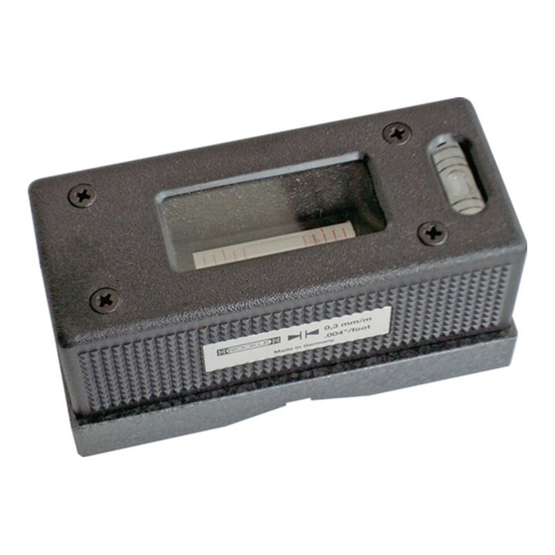 Kurbelzapfenwasserwaage DIN 877 Genauigk.0,1 mm/m 0,2 mm/m 90x42x42cm ROECKLE