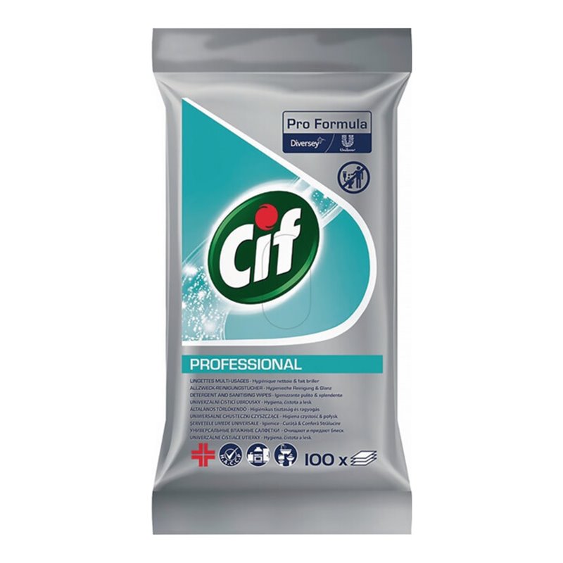 Allzweck-Reinigungstücher Prof.Einwegprodukt 100 Tücher/Pack weiß 100 Tü.CIF