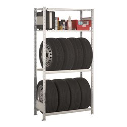 Reifenregal H2000xB1000xT400mm Anbauregal verz.6 Lagerebenen SCHULTE
