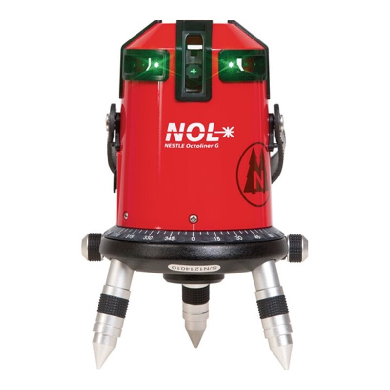 Kreuzlinienlaser OCTOLINER G 50 (120 m.Empfänger)m ± 1,5 mm/10m NESTLE