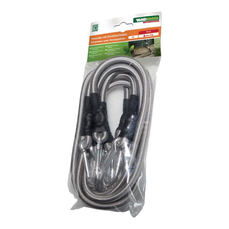 Expanderseil 4 Expander u.8 Karab.L.70cm WINDHAGER