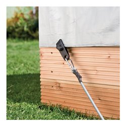 Planenclip-Set 8 Befestigungsclips m.Schrauben WINDHAGER