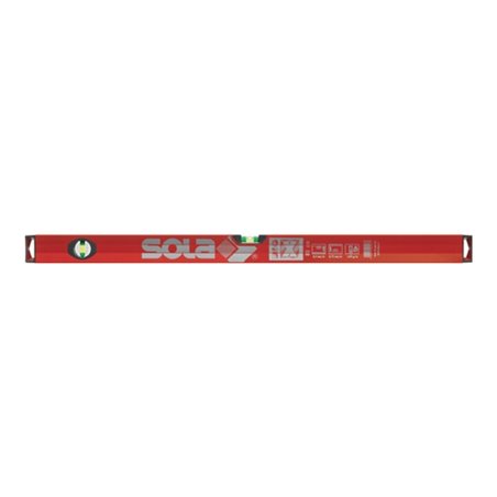 Wasserwaage BIG X 50cm Alu.rot ± 0,5 mm/m 0 SOLA