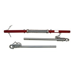 Abschleppstange verz.L1,8xB70xH55mm G.5,1kg rot/silber