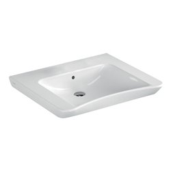 VitrA Waschtisch CONFORMA 650x560/520mm o HL mit Überlaufloch weiß