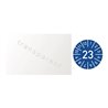 Einjahreskabelprüfplakette B25xL60mm J.2023 m.Monaten Folie