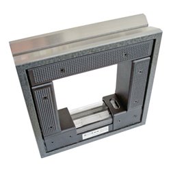 Rahmenwasserwaage DIN 877 Genauigk.0,02 mm/m 0,2 mm/m 150x150x42cm ROECKLE