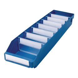 Regalkasten L600xB180xH95mm blau PP