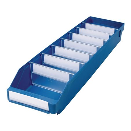 Regalkasten L600xB180xH95mm blau PP