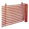 Fangzaun Thermoplast L.50m H.1m verkehrsorange 6kg WEMAS