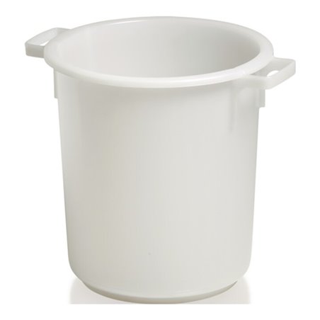 Kunststoffbehälter rd.40l HD-PE weiß D420xH445mm m.Außengriff CRAEMER