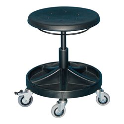 Drehhocker m.Rl.PU-Schaum schwarz Sitz-H.400-530mm LOTZ