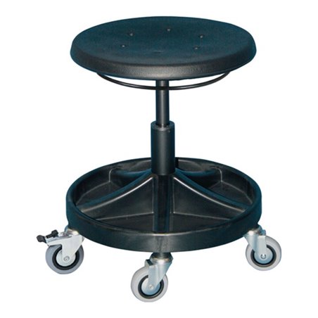 Drehhocker m.Rl.PU-Schaum schwarz Sitz-H.400-530mm LOTZ