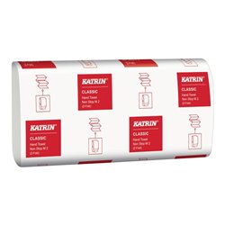 Falthandtuch Katrin Classic M 2 2-lagig weiß L203mm xB240mm ca.4000 Tücher/KT