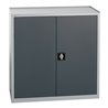 Werkzeug-/Beistellschrank H1000xB1000xT500mm 1Schubl.2BD grau/anthrazitgrau