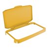 Klappdeckel PP gelb B510xT285mm f.Abfallbehälter 60l lebensmittelecht DURABLE
