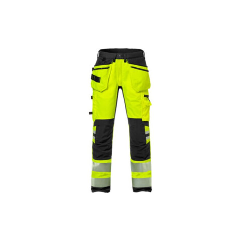 Fristads High Vis Handwerker Stretch-Hose Kl. 2 2707 PLU Gelb (Herren)